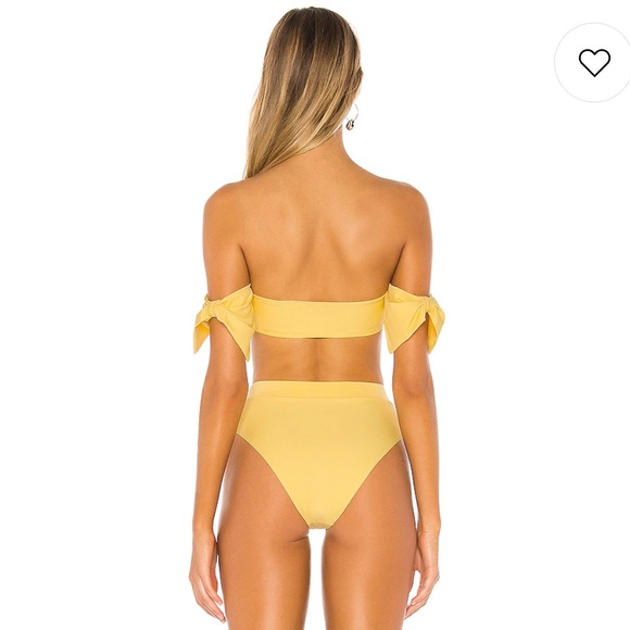 Tularosa x REVOLVE Yellow Bikini Felicity Top - Picture 6 of 9